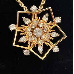 Vintage‎ Hobe Snowflake Necklace